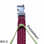 Paracord Halsband, Anleitung Schritt für Schritt